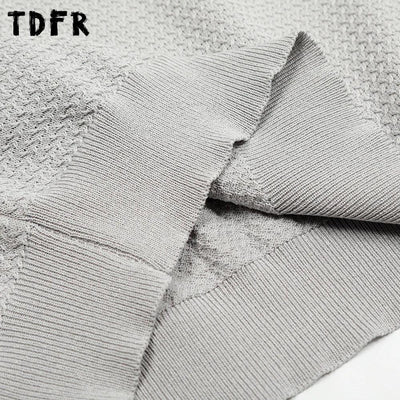 Solid Color Knitted Polo Shirts Mens Simple Summer Retro Casual Loose Half-Sleeve Lapel Tops Men