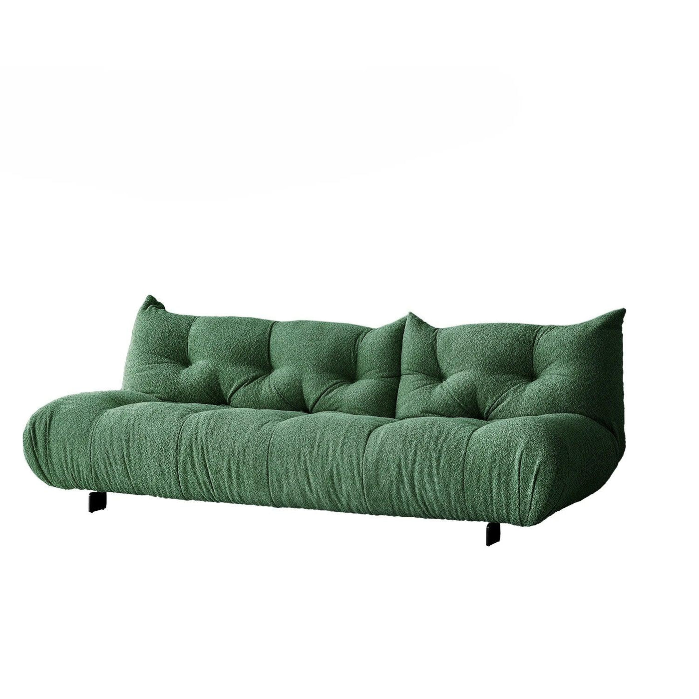 Alpaca Velvet Creamy Style Sofa Bed Foldable for Small Rooms Multifunctional for Lounging Sleeping Lazy Comfort Furniture FYLS