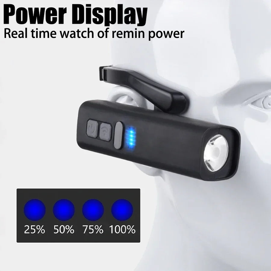 2025 New Headlight With Bright Light And Bright Outdoor Mountaineering Night Fishing Special Battery Life Extra Long Sensor Head