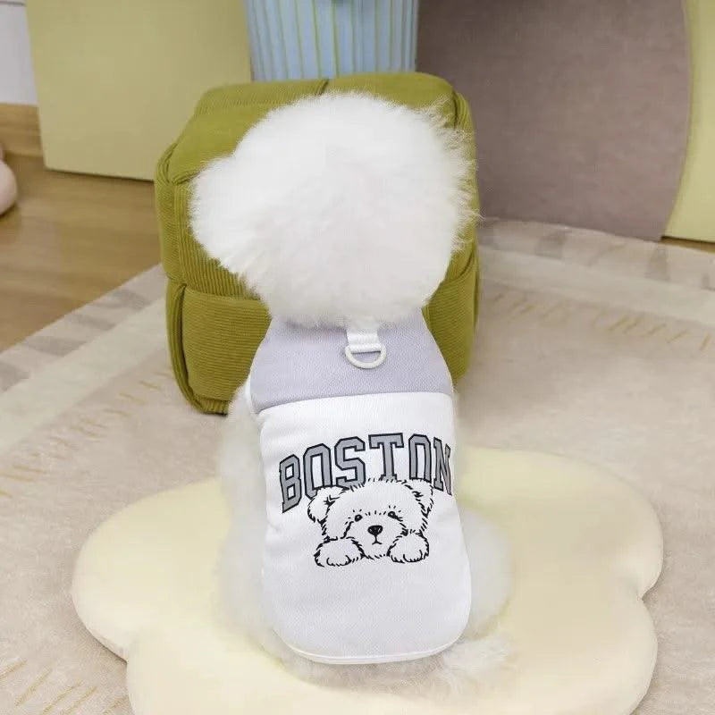 Summer Cool Dog Clothes New Dogs Pet Vest For Puppy Breathable Vest T-shirt Costume Bulldog Dog T-shirt Outdoor Pets Clothing