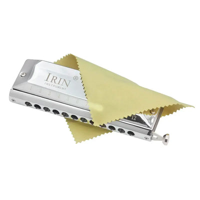 IRIN 12 Hole 48 Tone Harmonica Half Scale Harmonica Tones Semitones Switch Professional Woodwind Music Instrument Accessories