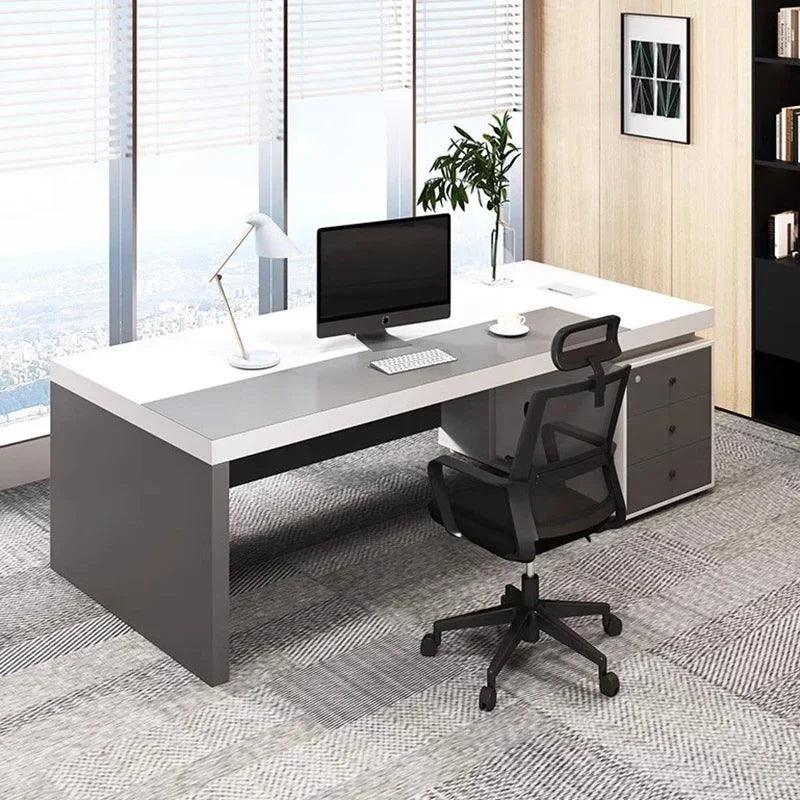 Office table desk standing home organizer modern supplies accessoriesfurniture bedside workstation escritorios de