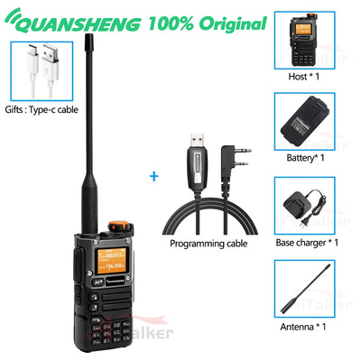 Quansheng UV K5 (8) Walkie Talkie Portable Am Fm Two Way Radio Commutator Station Amateur Ham Wireless Set Long Range Receiver