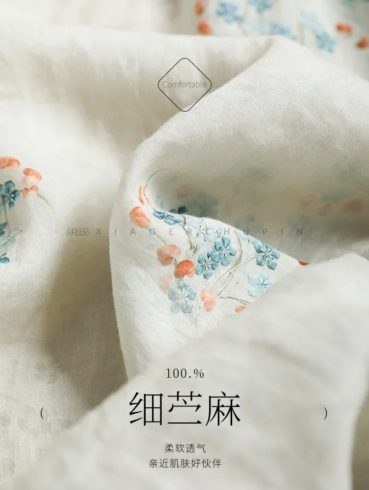 Summer Dress Women 2025 Long Print Elegant Clothing Vintage Elastic Waist Korean Beach Style V-Neck Fashion Robe Ropa De Mujer