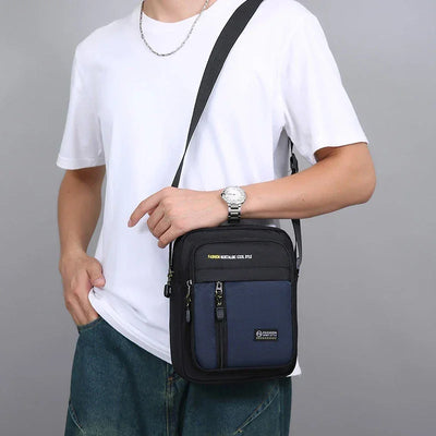 Men Crossbody Bag Single Shoulder Bags Big Capacity Storage Bag Fashion Multi-Pockets Business Crossbody Bags