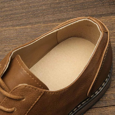 Men's Formal Shoes British Retro Brogue Shoes Mens Casual Business Leather Oxfords Men Office Dress Shoe Flats