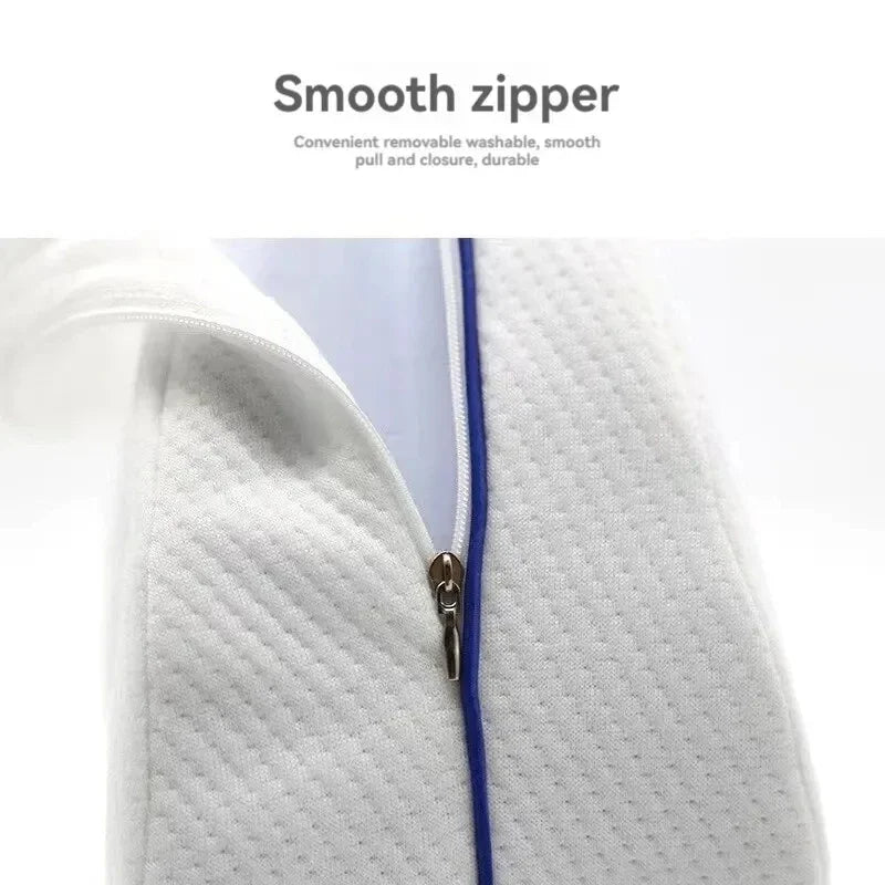 Ergonomic Heart-Shaped Leg Pillow - Soft Slow-Rebound Memory Cotton for Side Sleeping, Spine Alignment & Pressure Relief