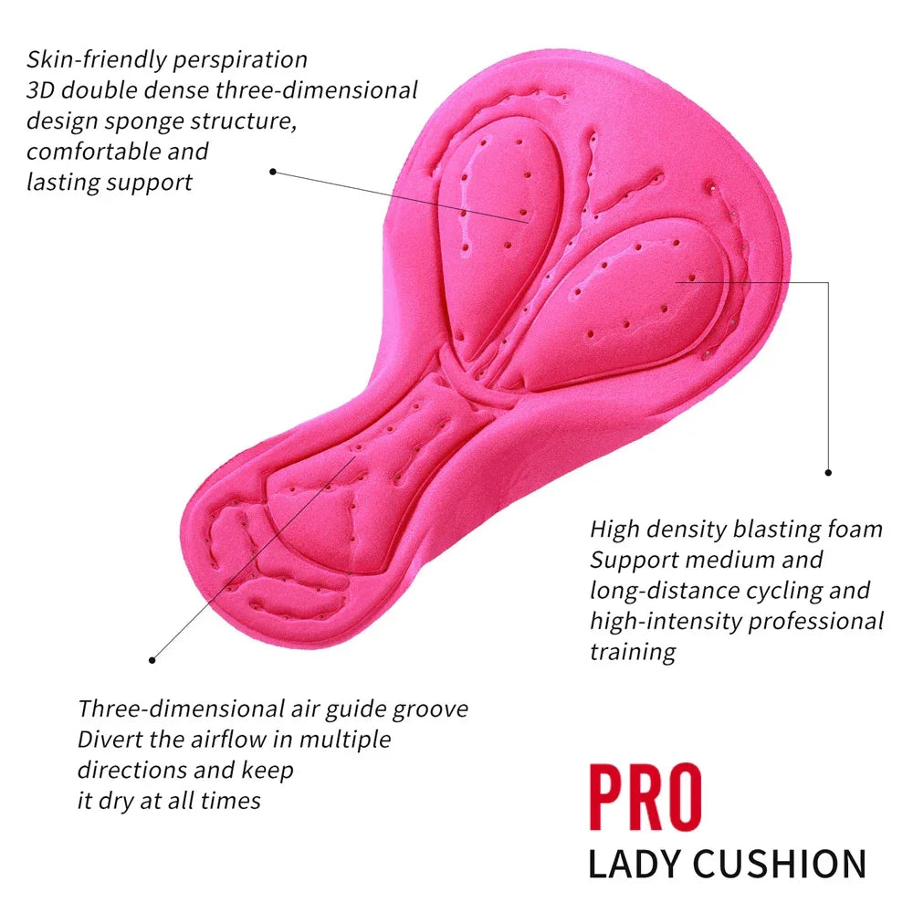 HISERWA Women Cycling Shorts High Quality MTB Bike Shorts 6 Hours Riding Shockproof Pad Breathable Lycra Sports Bicycle Tights