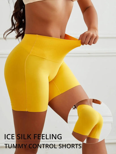 Flarixa Mid Rise Seamless Safety Shorts Boxer Briefs For Women Slip Shorts Tummy Control Shaping Panties Under the Dress Skirts