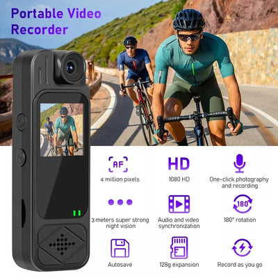 High-definition mini video cameras, recordable, portable digital video recorders, night vision cameras, action cameras