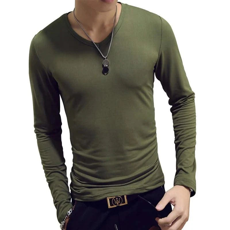 Tennis T Shirts Men Long Sleeve T-Shirt Sportswear Fitness T Shirts for Men Slim Fit T Shirts Designer Solid Tees Tops