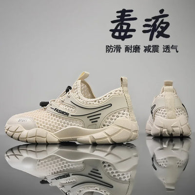 Breathable Mesh Running Shoes Men Summer Lightweight Athletic Sneakers for Hiking Walking Casual Comfortable Sportswear Durable