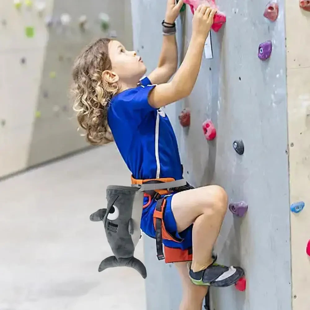 Shark Chalk Bag for Rock Climbing Animal Bouldering Chalk Bag Rock Climbers Gyming Sports Chalk Pouch
