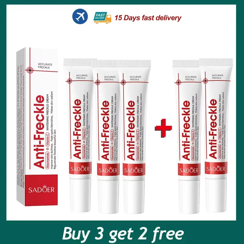 Powerful Whitening Freckles Face Cream Dark Spot Corrector Removal Melasma Fade Melanin Pigmentation Brighten Skin Care Products