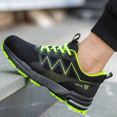 Men's Safety Shoes Anti-Smashing Steel Toe Shoes Indestructible Wear-resistant Men Boots Puncture Proof Work Safety Boots 안전화