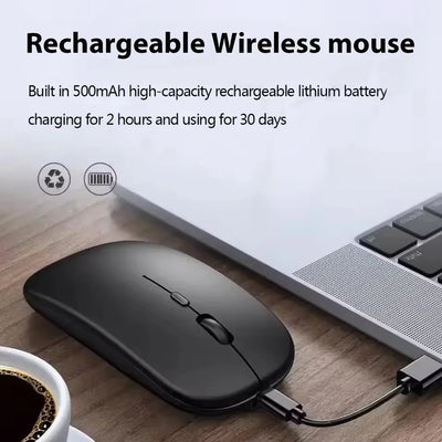 New Rechargeable Wireless Gaming Mouse Portable Ergonomic Quiet And Magical Suitable For Portable Computers Tablets IPAD Phone