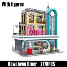2025 Explosive NEWTudor Corner Modular Building Blocks Creative Expert Street View Building Blocks Toys Christmas Gifts for Chil - Elanique
