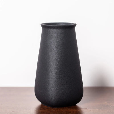 Small Ceramic Vase for Flowers Plants,  Matte Vases for Modern Table Shelf Home Decor Wedding  Frosted Elegant Ceramic Vase
