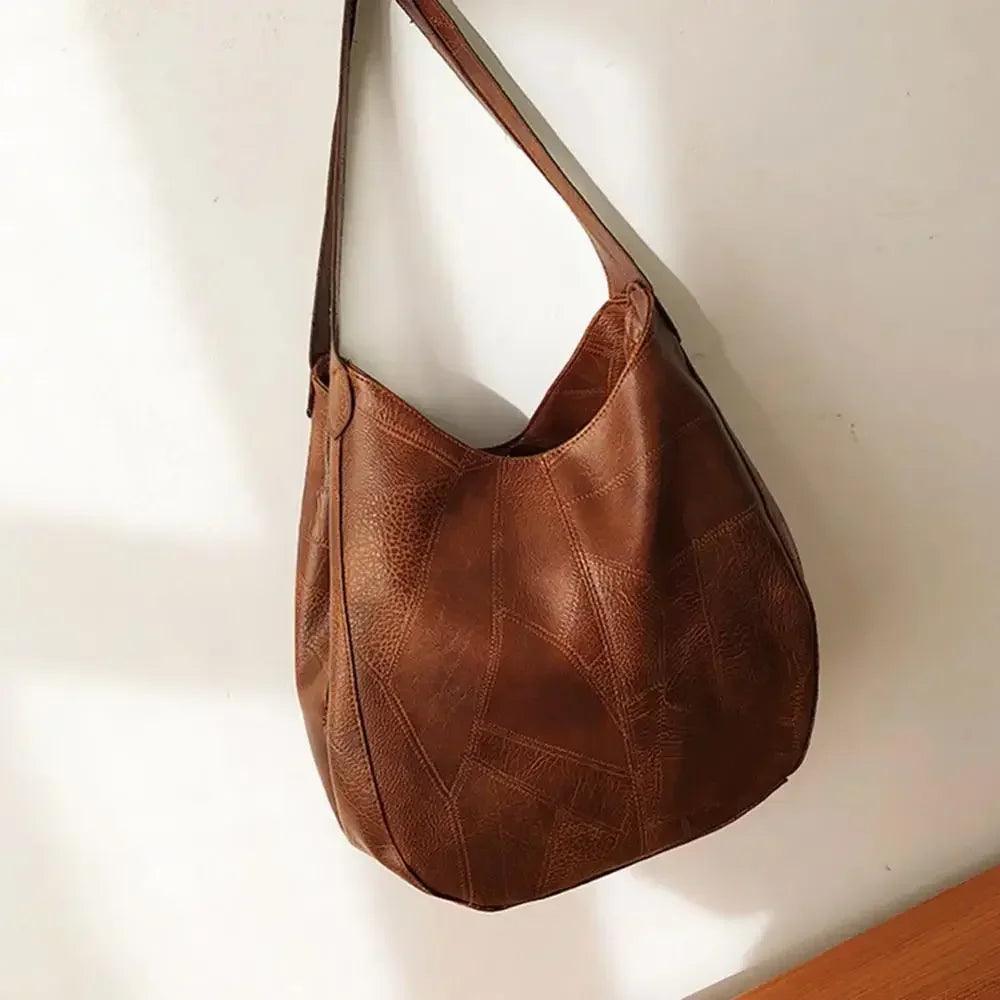 Women’s handbags vintage luxury leather shoulder bag designers large modern fashion brand female