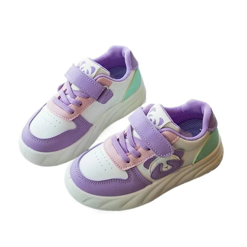 Kids' Sports Shoes Non-Slip Boys Girls Casual Shoes Sneakers Soft Sole 2025 New Children  Running Shoes Cute  Panda Comfortable