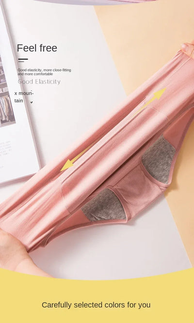 Panties For Menstruation Cotton Physiological Period Leak Proof Menstrual Panties Women Mid Waist Culotte Underwear Sexy Briefs