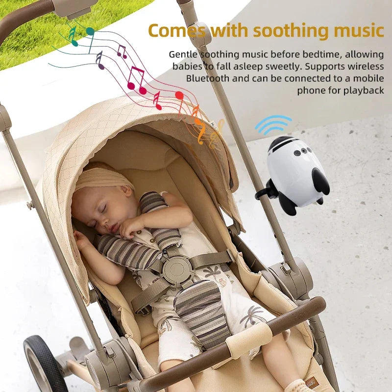 Portable Baby Stroller Rocker Accessories Automatic Infant Swing Sleep Soother with White Noise Baby Shaker Sleep Aid Device