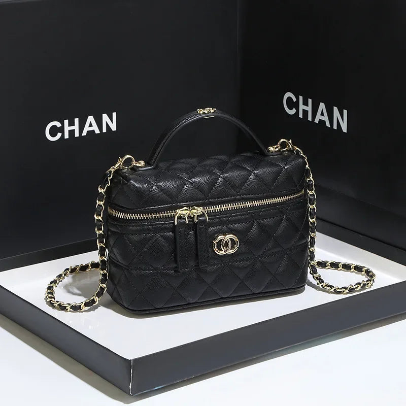 Fashion-Forward Women's Leather Handbag Crossbody Shoulder Bag Designer Inspired Tote Purse for Work and Social Events