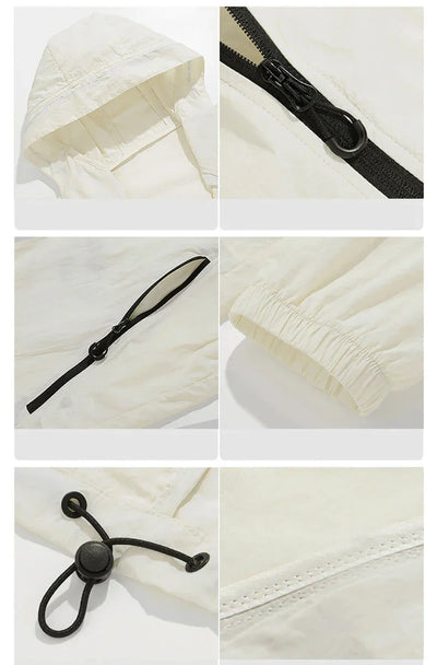 New Summer Camping Hiking Jackets Men Fishing Cycling Hooded Gym Sports Running Coats Outdoor Sun-Protective Thin Jackets Women