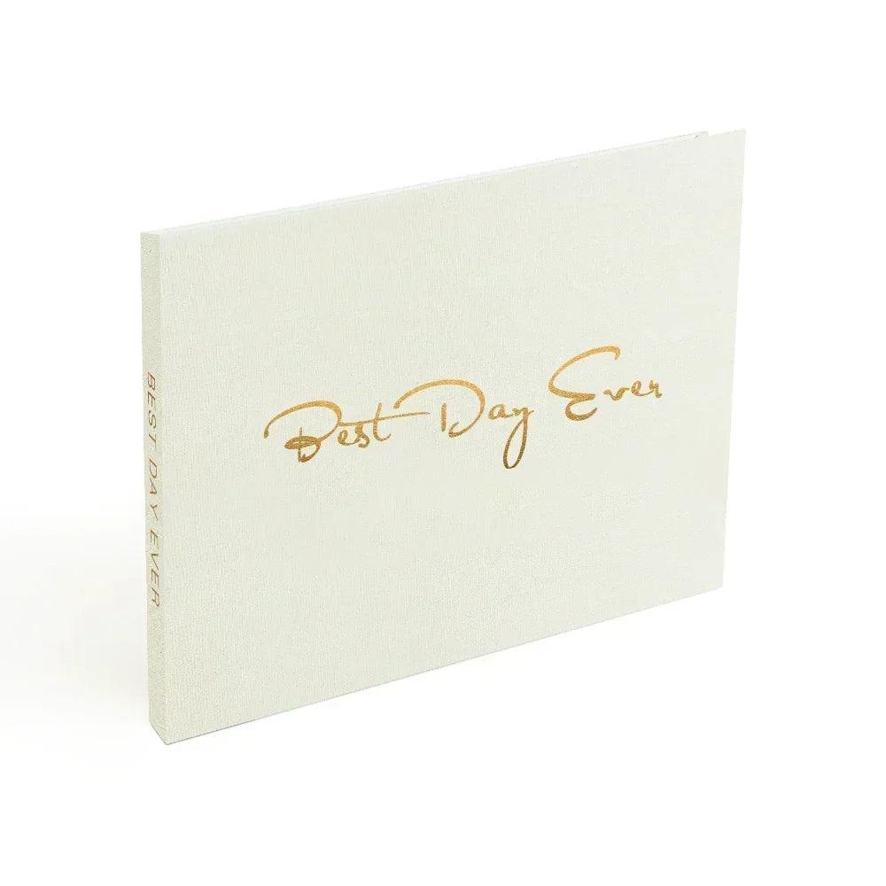Linen bound video book wedding album up to 3 hours of video
