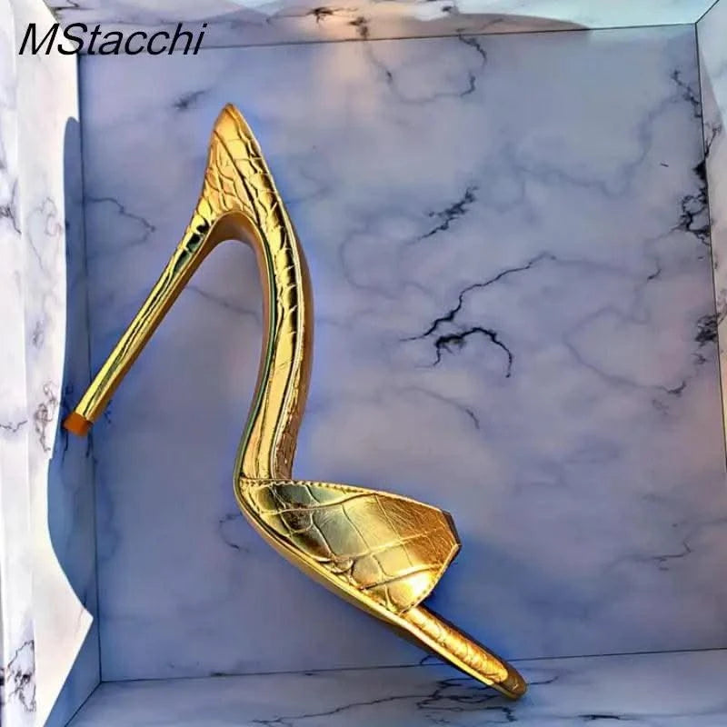 Laser Dazzling Colour, Pencil-High Heel Shoes For Women | Slippers | Summer Sandals |  Sandals | Shoes