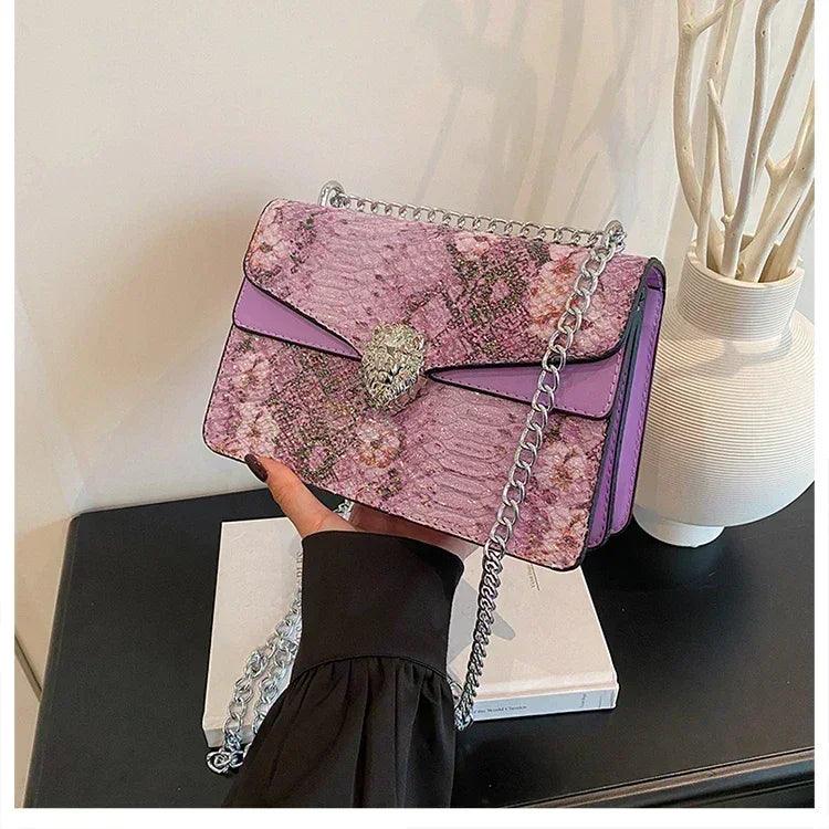 Designer messenger bag for women high-quality leather elegant shoulder classic handbag fashionable