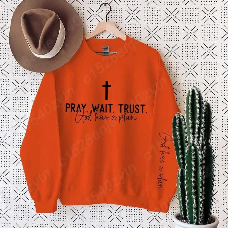 Uplifting Christian Quote Crewneck Sweatshirt, Long Sleeve, Women's