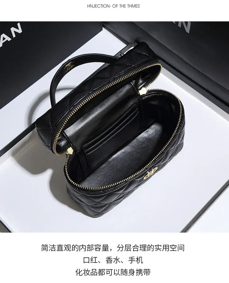 Fashion-Forward Women's Leather Handbag Crossbody Shoulder Bag Designer Inspired Tote Purse for Work and Social Events