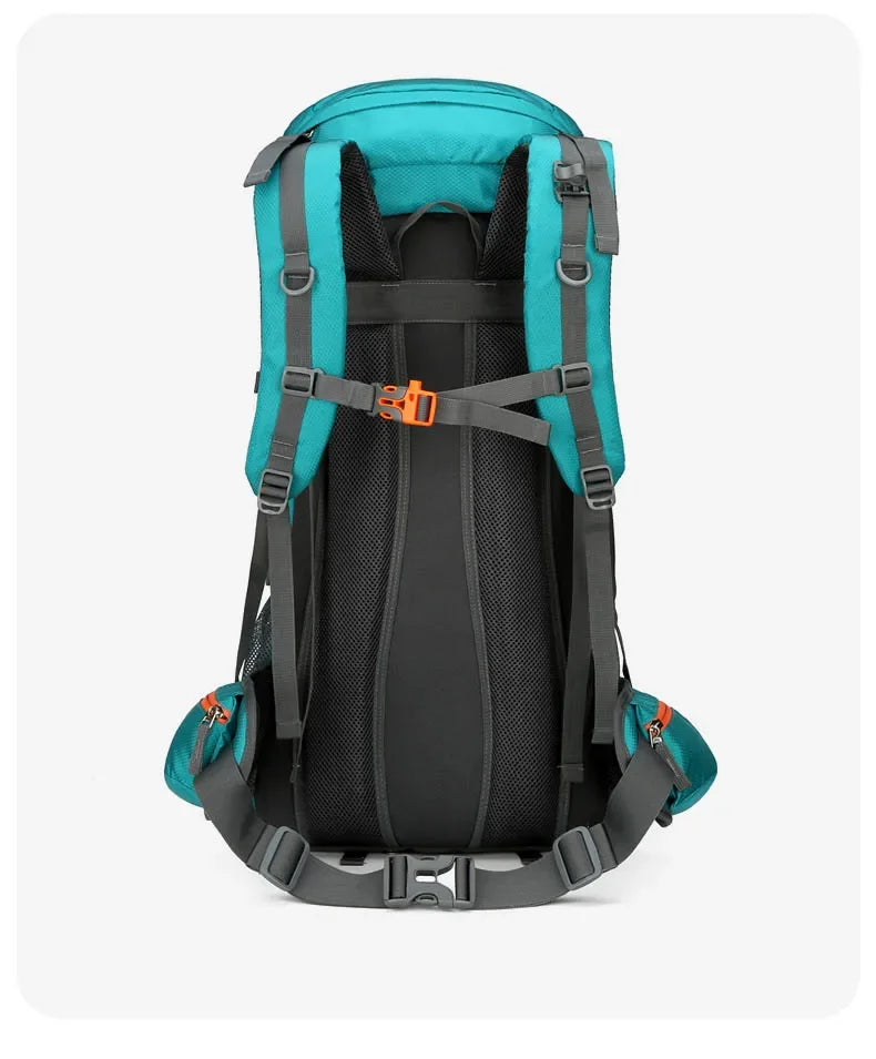 Hiking Backpack Camping Bag Mountain Climbing with Waterproof Rain Cover Daypack for Men Women Outdoor Travel Rucksack Fishing