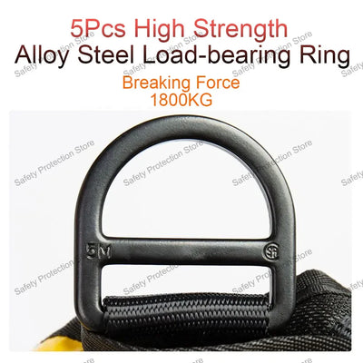 High Altitude Work Safety Harness Full Body 5-Point Safety Belt Outdoor Climbing Mountaineering Construction Rescue Equipment
