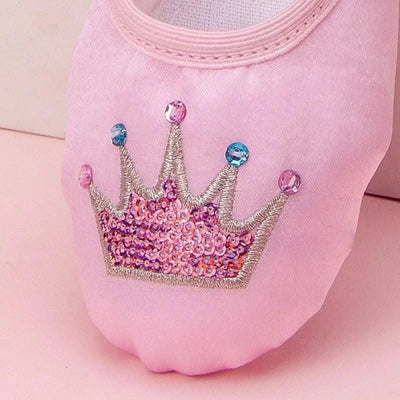 Children's Dance Shoe Soft Sole Practicing Cat Claw Satin Embroidery Ballet Body Yoga Girl Indoor Gymnastics Shoes
