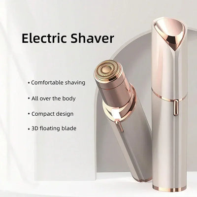 Facial Hair Removal Electric Face Razors for Women USB Rechargeable Painless Portable Hair Removal Device with Indicator Light