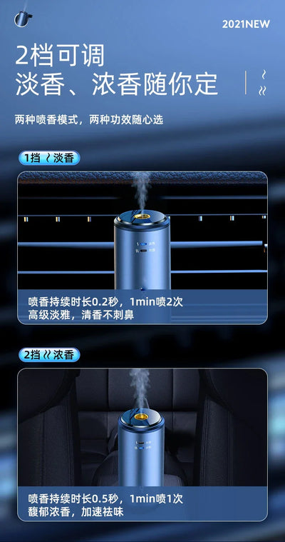 Electric Car Air Diffuser Essential Oil Aroma Car Air Vent Humidifier Aromatherapy Auto Air Freshener Perfume Fragrance