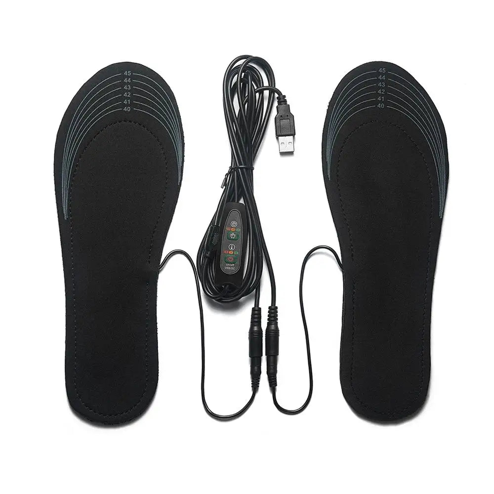 Winter Electric Foot Heating Pad USB Charging Washable Soft Plush Foot Heater Home Office Foot Warming Mat Keep Warm Tools