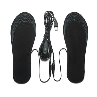 Winter Electric Foot Heating Pad USB Charging Washable Soft Plush Foot Heater Home Office Foot Warming Mat Keep Warm Tools