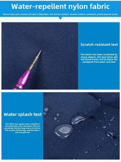 Mountaineering bag large capacity simple all-matching, fashionable, lightweight travel backpack, water splash resistant backpack