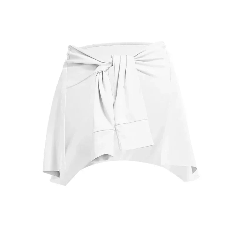 Gym Skirt Wrap Covering Buttocks Workout Fitness Wear Dance Ballet Skirts for Women Sport Yoga Dress Short Thigh Cover Skirt