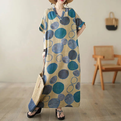 Summer Dress for Women Clothing Streetwear Ethnic Style Bohemian Beach Vintage Clothes Casual Fashion Harajuku Loose Streetwear