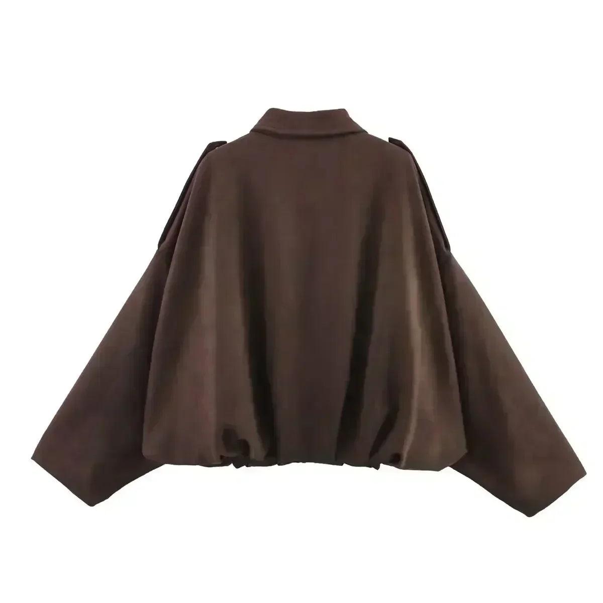 Women’s jackets spring chic elegant outerwear loose warm coat youth fashion