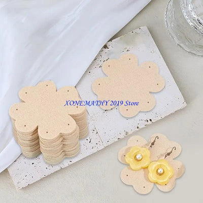 F42F 10PCS Travel Friendly Felt Jewelry Organizers Portable Jewelry Storage Pads Perfect for Storing Earrings and Necklaces