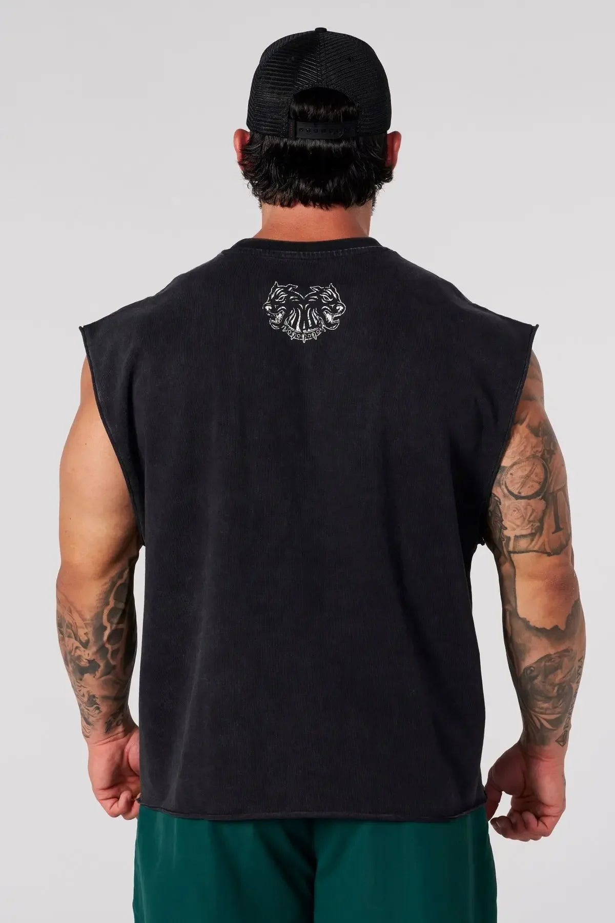 Men's Oversized Cotton Sleeveless Top - Summer Gym Vest, Fitness Running Joggers, Breathable Athletic Waistcoat for Training