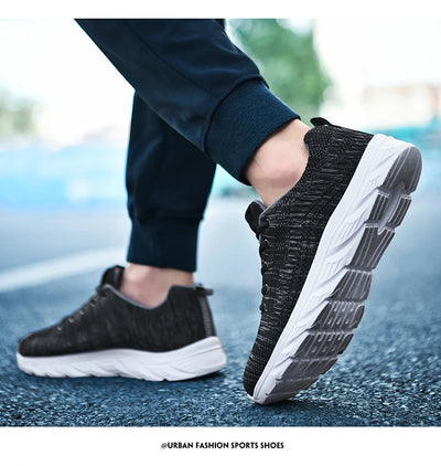 New Athletic Shoes for Men Shoes Sneakers Black Casual Men Mesh Sneakers Breathable Tennis Running Walking Gym Men Shoes