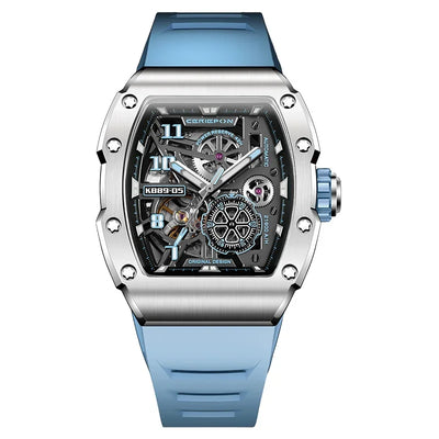 2025 Top Brand Original Automatic Watch for Men High-end Luxury Hollow Out Chronograph Waterproof Mens Mechanical Watches Reloj