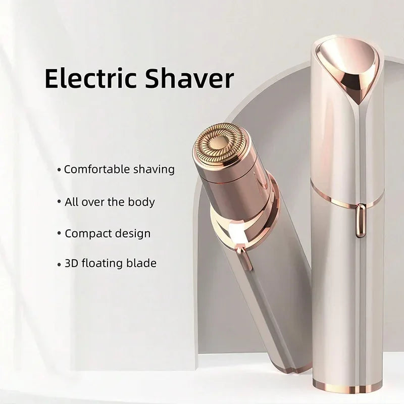 Facial Hair Removal Electric Face Razors for Women USB Rechargeable Painless Portable Hair Removal Device with Indicator Light