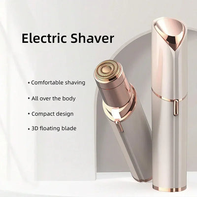 Facial Hair Removal Electric Face Razors for Women USB Rechargeable Painless Portable Hair Removal Device with Indicator Light
